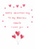 Romantic Valentine’s Day Card - For Fiancee - I Love You created by HCD Illustration