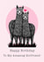 Cute Birthday Card - For Girlfriend - Alpacas created by Beth Higgins Art