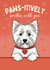 Cute Valentine's Day Card - From The Dog - Westie created by Choo Choo 