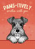 Cute Valentine's Day Card - From The Dog - Schnauzer created by Choo Choo