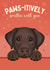 Cute Valentine's Day Card - From The Dog - Labrador created by Choo Choo 