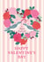 Pretty Valentine's Day Card - For Her - Roses - Love Is All You Need created by Nina Raby - Jones