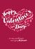 Classic Valentine's Day Card - Amazing Husband created by Fatchair Print