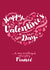 Classic Valentine's Day Card - Amazing Fiancé created by Fatchair Print