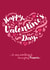 Classic Valentine's Day Card - Amazinf Fiancée created by Fatchair Print