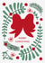 Classic Christmas Wishes – A Festive Card with Red Bow & Evergreen Charm created by Liina Lember