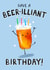Cute Birthday Card - For Him - Beer Pun created by Emma Proctor