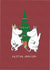 Cute Christmas Card - Moomin - Festive Frolick created by Moomin Characters
