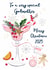 Traditional Christmas Card - For Godmother - 2025 created by Katie Phythian Design