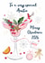 Traditional Christmas Card - For Auntie - 2026 created by Katie Phythian Design