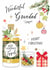 Traditional Christmas Card - For Grandad - Festive Tipple created by Katie Phythian Design