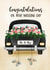 Classic Wedding Card - Car - Mr & Mrs created by Jane Beljo