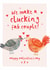 Cute Valentine's Day Card - Clucking Fab Couple! - Chickens created by Bow & Bell