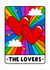 Fun Valentine's Day Card - The Lovers - Tarot Card created by The Blunt Badger