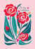 Arty Valentine's Day Card - Be My Valentine - Roses created by Happy Street