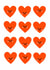 Cute Valentine's Day/Anniversary Card - Smiley Hearts created by Nicola Watson