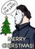 Funny Christmas 'Halloween' card for friends and family created by Oliver Morris