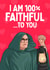 Funny Anniversary Card - Alan Carr - 100% Faithful created by Sundiva Designs