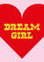 Arty Valentine's Day Card - Dream Girl created by Holly Hall