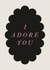 Classic Valentine's Day Card - I Adore You created by Holly Hall