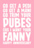 Naughty Anniversary Card - For Her - Go Get A Pedi created by Blind Faith