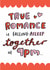 Funny Valentine's Day or Anniversary Card - True Romance Falling Asleep at 9pm created by Arrow Gift Co