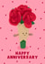 Cute Anniversary Card – Jellycat Bouquet created by Pink Peach Cards
