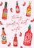 Fun Valentine's Day/Anniversary Card - To My Smokin' Hot Wife - Hot Sauces created by Making Meadows Ltd