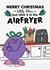 Funny Christmas Card - Little Miss - Stick It In The Airfryer - Mr. Men created by Mr. Men