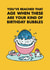 Cute Birthday Card - Birthday Bubbles - Little Miss created by Mr. Men