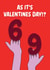 Send this to your other half, suggesting 69 rather than 67! created by Quinton cards