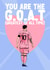 Funny Football Valentines Day Card Featuring Messi - Inter Miami Football Card created by ZB CREATIVE