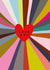 Classic Valentine's Day/Anniversary Card - Love You - Rainbow Heart created by Chloe Turner