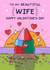 Cute Valentine's Day Card - For Wife - Cuddles created by Cheeky Legends