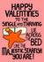 Funny Valentine’s Card – Single and Thriving Majestic Starfish Bed Humour created by Louise Burgoyne
