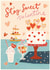 Cute Valentine’s Day Card – Sweet Desserts & Hearts – Stay Sweet created by Krupali Patel