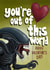 Fun Valentine’s Day Card - Alien - You’re Out of This World created by I Draw Stuff