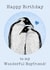 Cute Birthday Card - For Boyfriend - Penguins created by Beth Higgins Art