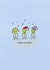 Christmas Funny Peas Peace Carol Singing Holiday Festive Cute Card created by Hannah Nicholson-Tottle