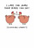 Funny Valentine's Day Card - Chickens - Cluck You created by mungo and shoddy