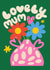 Arty Mother's Day Card - Floral Vase - Lovely Mum created by NICHOLA COWDERY ILLUSTRATIONS