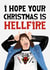 Funny Christmas Card - Stranger Things - Hellfire Club - Eddie Munson created by Pink Peach Cards