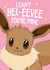 Cute Valentine's Day/Anniversary Card - Pokémon - Eevee created by Wild Card