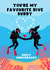 Cute Anniversary Card - Scuba Diving - My Favourite Dive Buddy created by Pink Peach Cards