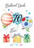 Traditional 70th Birthday Card - For Uncle - Balloons created by Katie Phythian Design