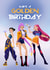 Fun Birthday Card - Kpop Demon Hunters - Golden Birthday created by Pink Peach Cards