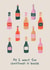 Simple Christmas card for those who like a drink created by Anna Green
