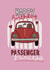 Cute Birthday Card - Passenger Princess - Car created by Giddy Kipper