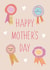 Cute Mother's Day Card - Best Mum Badge created by Stuck Shop Gifts