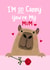 Cute Mother’s Day Card - So Cappy You're My Mum - Capybara Pun created by original fox designs